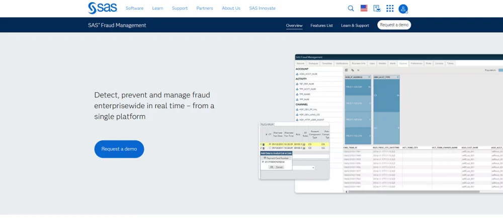 SAS® Fraud Management 